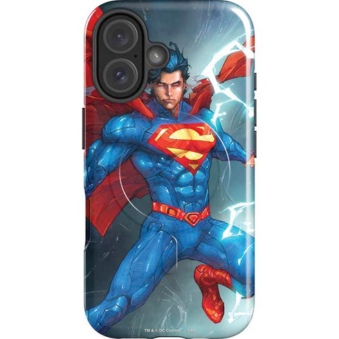 DC Comics Superman Elements iPhone 16 Plus Magsafe Impact Case