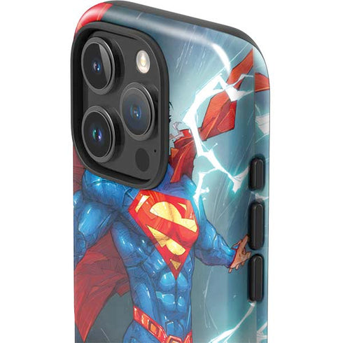 DC Comics Superman Elements iPhone 16 Pro Impact Case