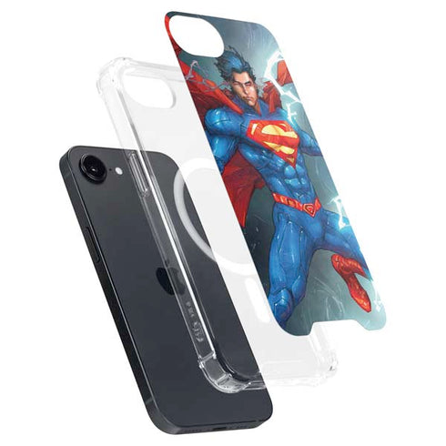 DC Comics Superman Elements iPhone 16e MagSafe Case