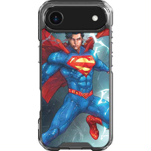 DC Comics Superman Elements iPhone 17 Air Clear Case
