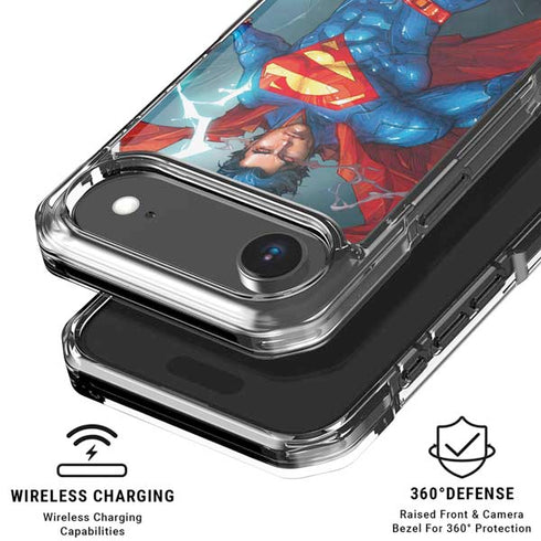 DC Comics Superman Elements iPhone 17 Air Clear Case