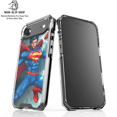 DC Comics Superman Elements iPhone 17 Air Clear Case