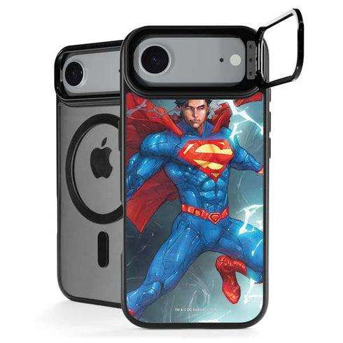 DC Comics Superman Elements iPhone 17 Air Kickstand Case