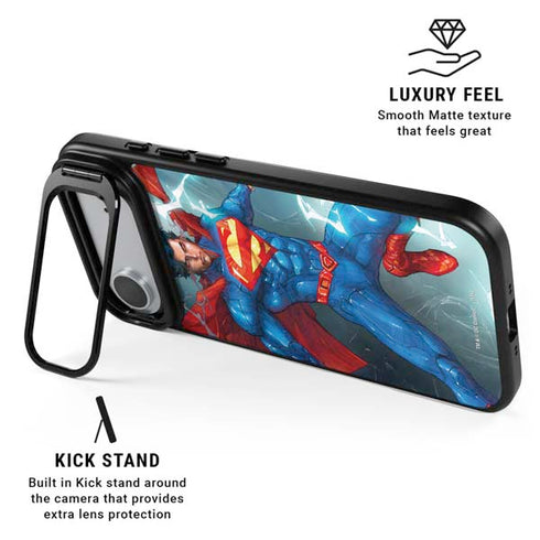 DC Comics Superman Elements iPhone 17 Air Kickstand Case