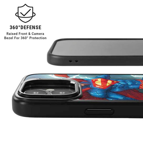 DC Comics Superman Elements iPhone 17 Kickstand Case