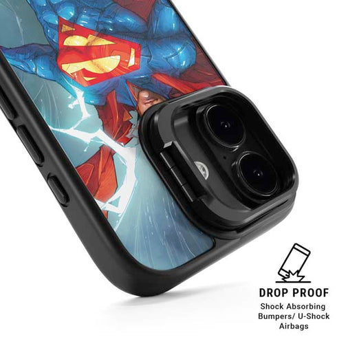 DC Comics Superman Elements iPhone 17 Kickstand Case