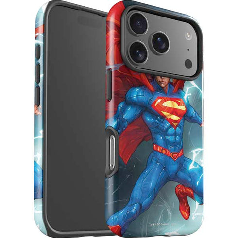 DC Comics Superman Elements iPhone 17 Pro Max Impact Case