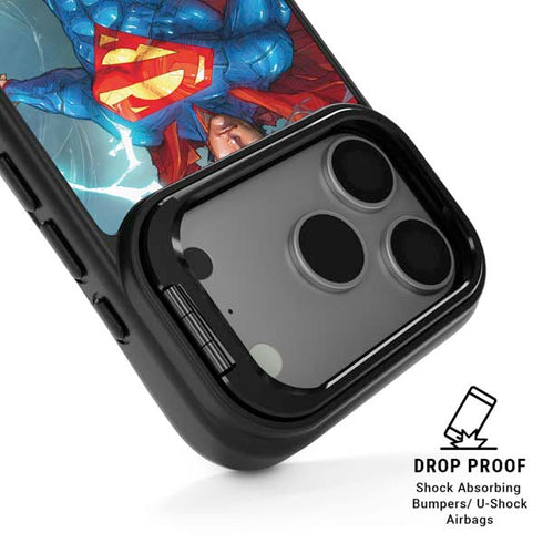 DC Comics Superman Elements iPhone 17 Pro Max Kickstand Case