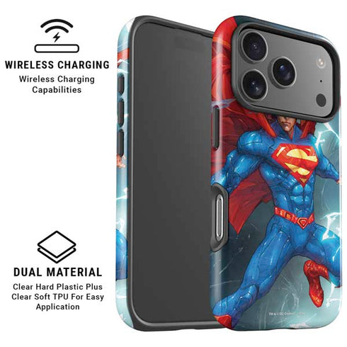 DC Comics Superman Elements iPhone 17 Pro Max Magsafe Impact Case