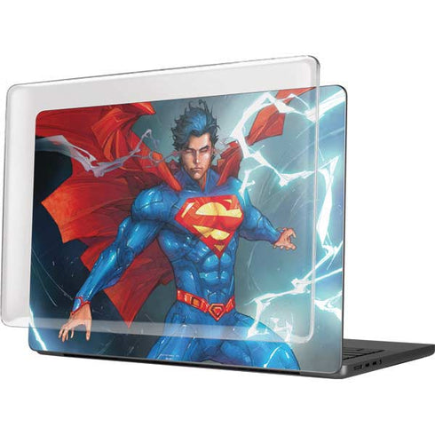 DC Comics Superman Elements MacBook Pro 14in (2021-24) Case plus Skin