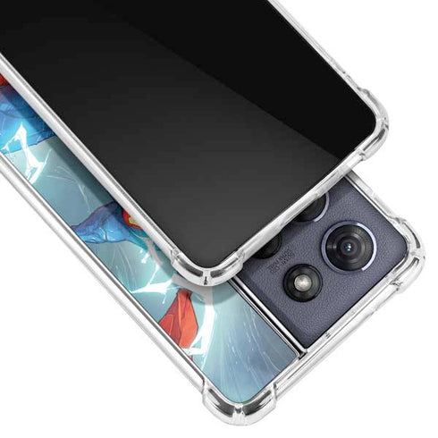 DC Comics Superman Elements Moto G Play 5G (2025) Clear Case