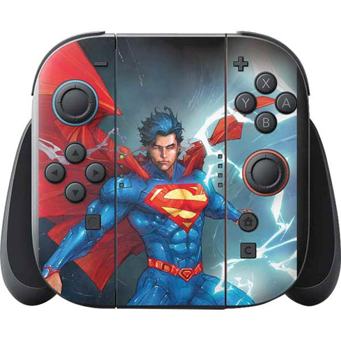 DC Comics Superman Elements Nintendo Switch 2 (2025) with Joy-Con Skin
