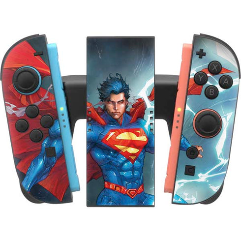 DC Comics Superman Elements Nintendo Switch 2 (2025) Joy-Con Controller Skin