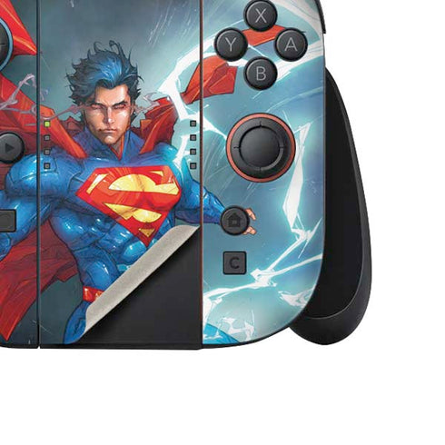 DC Comics Superman Elements Nintendo Switch 2 (2025) Joy-Con Controller Skin