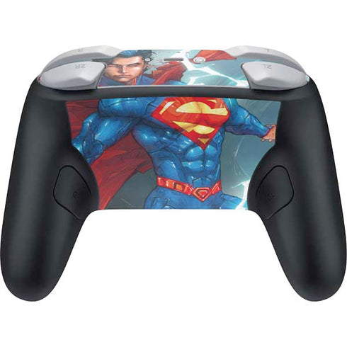 DC Comics Superman Elements Nintendo Switch 2 (2025) Pro Controller Skin