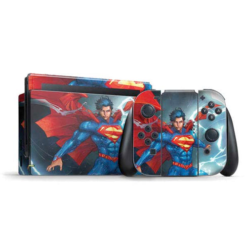 DC Comics Superman Elements Nintendo Skins