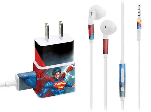 DC Comics Superman Elements Phone Charger Skin