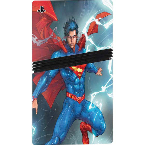 DC Comics Superman Elements PS5 Pro Disk Bundle Skin