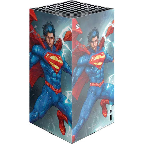 DC Comics Superman Elements XBox Series X Digital Edition Console Skin