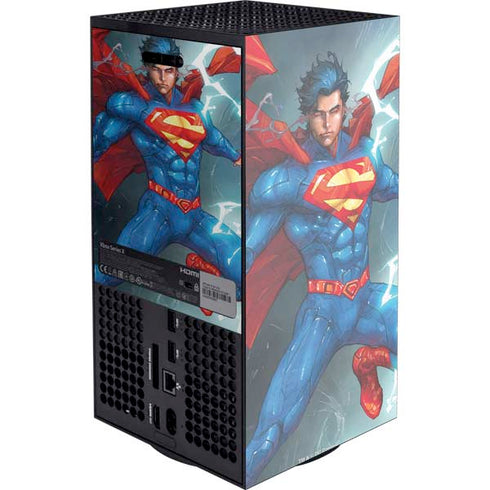 DC Comics Superman Elements XBox Series X Digital Edition Console Skin