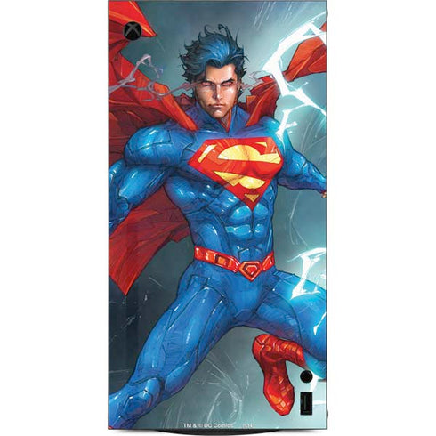 DC Comics Superman Elements XBox Series X Digital Edition Console Skin