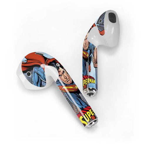 DC Comics Superman Flying Pose Apple AirPods Skin
