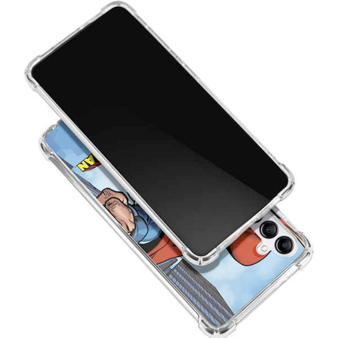 DC Comics Superman Flying Pose Gabb Phone 4 Clear Case