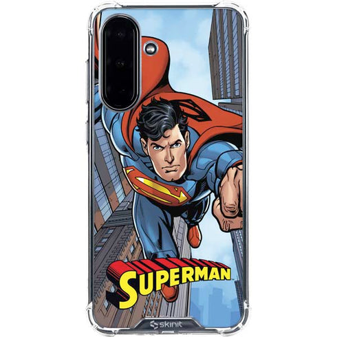 DC Comics Superman Flying Pose Galaxy A36 5G Clear Case