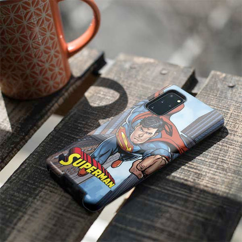 DC Comics Superman Flying Pose Galaxy S20 Plus Pro Case