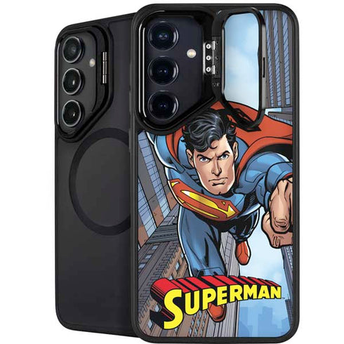 DC Comics Superman Flying Pose Galaxy S25 Plus Kickstand Case