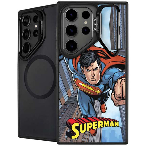 DC Comics Superman Flying Pose Galaxy Cases