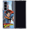 DC Comics Superman Flying Pose Galaxy Z Fold5 5G Clear Case