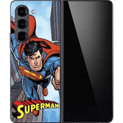 DC Comics Superman Flying Pose Galaxy Z Fold5 5G Skin