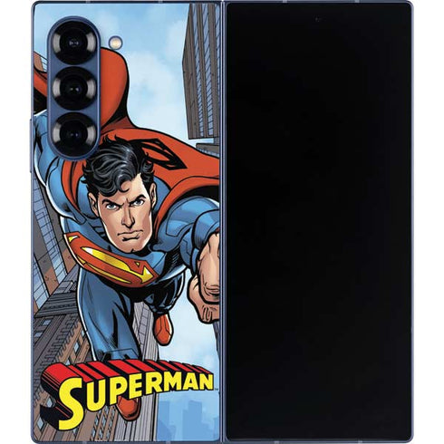 DC Comics Superman Flying Pose Galaxy Z Fold6 Skin