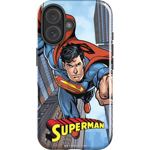 DC Comics Superman Flying Pose iPhone 16 Impact Case
