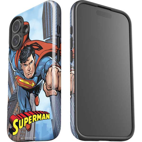 DC Comics Superman Flying Pose iPhone 16 Impact Case