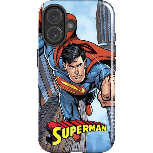 DC Comics Superman Flying Pose iPhone 16 Plus Magsafe Impact Case