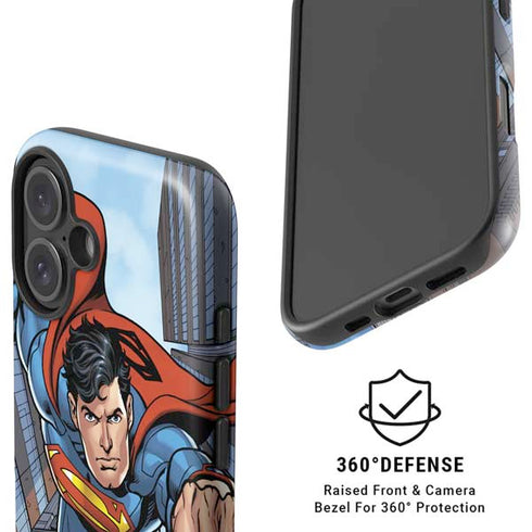 DC Comics Superman Flying Pose iPhone 16 Plus Magsafe Impact Case