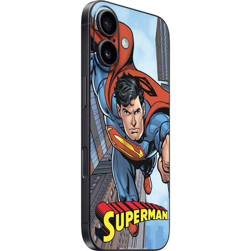 DC Comics Superman Flying Pose iPhone 16 Plus Skin