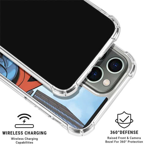 DC Comics Superman Flying Pose iPhone 16 Pro Clear Case