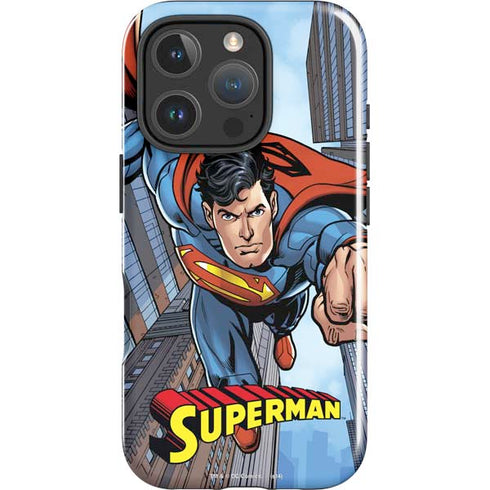 DC Comics Superman Flying Pose iPhone 16 Pro Impact Case