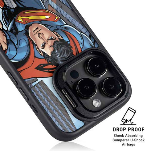 DC Comics Superman Flying Pose iPhone 16 Pro Kickstand Case