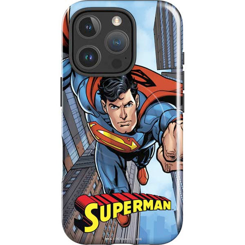 DC Comics Superman Flying Pose iPhone 16 Pro Magsafe Impact Case