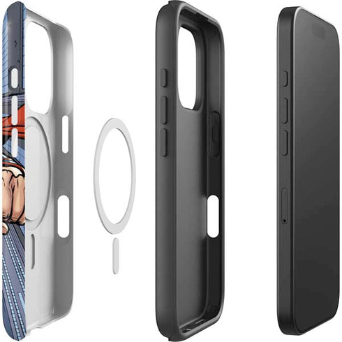 DC Comics Superman Flying Pose iPhone 16 Pro Magsafe Impact Case