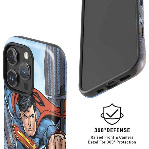 DC Comics Superman Flying Pose iPhone 16 Pro Magsafe Impact Case