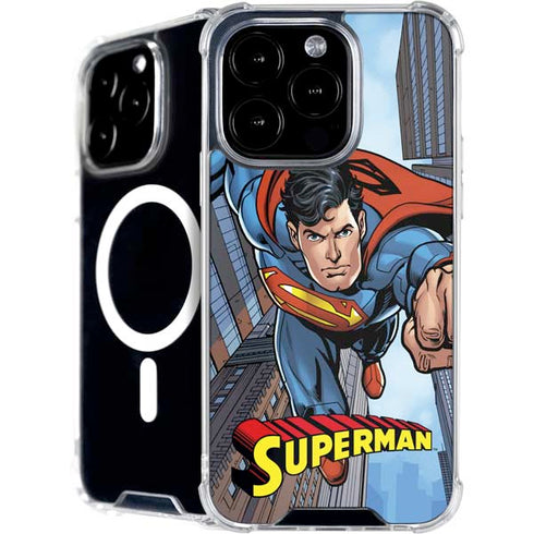 DC Comics Superman Flying Pose iPhone 16 Pro Max MagSafe Case