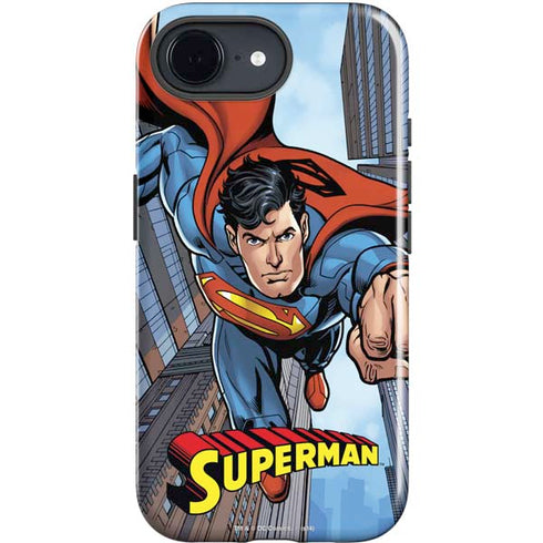 DC Comics Superman Flying Pose iPhone 16e Impact Case