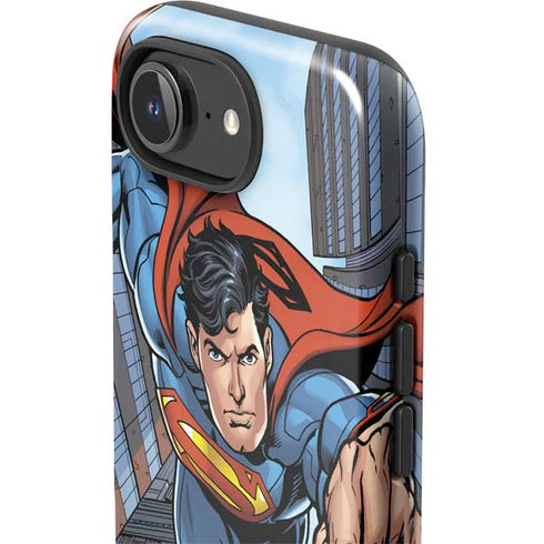 DC Comics Superman Flying Pose iPhone 16e Impact Case