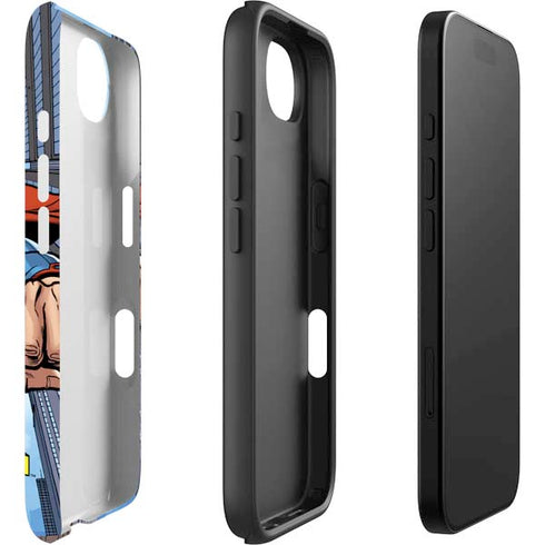 DC Comics Superman Flying Pose iPhone 16e Impact Case