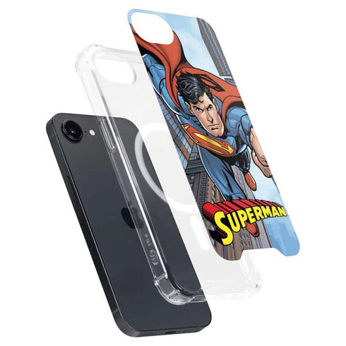 DC Comics Superman Flying Pose iPhone 16e MagSafe Case